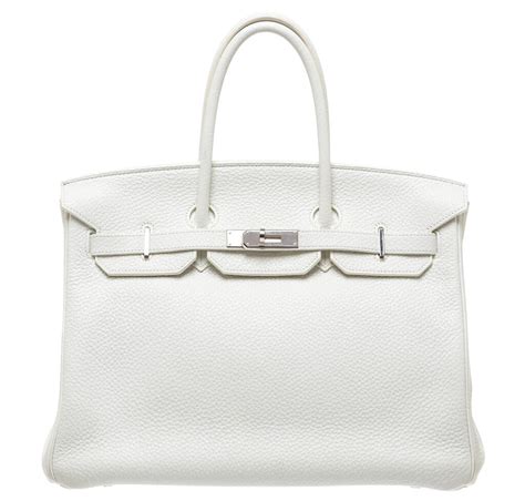 hermes birkin white gold|Hermes Birkin 35 togo leather.